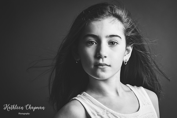 young girl studio portrait potsdam ny child photographer
