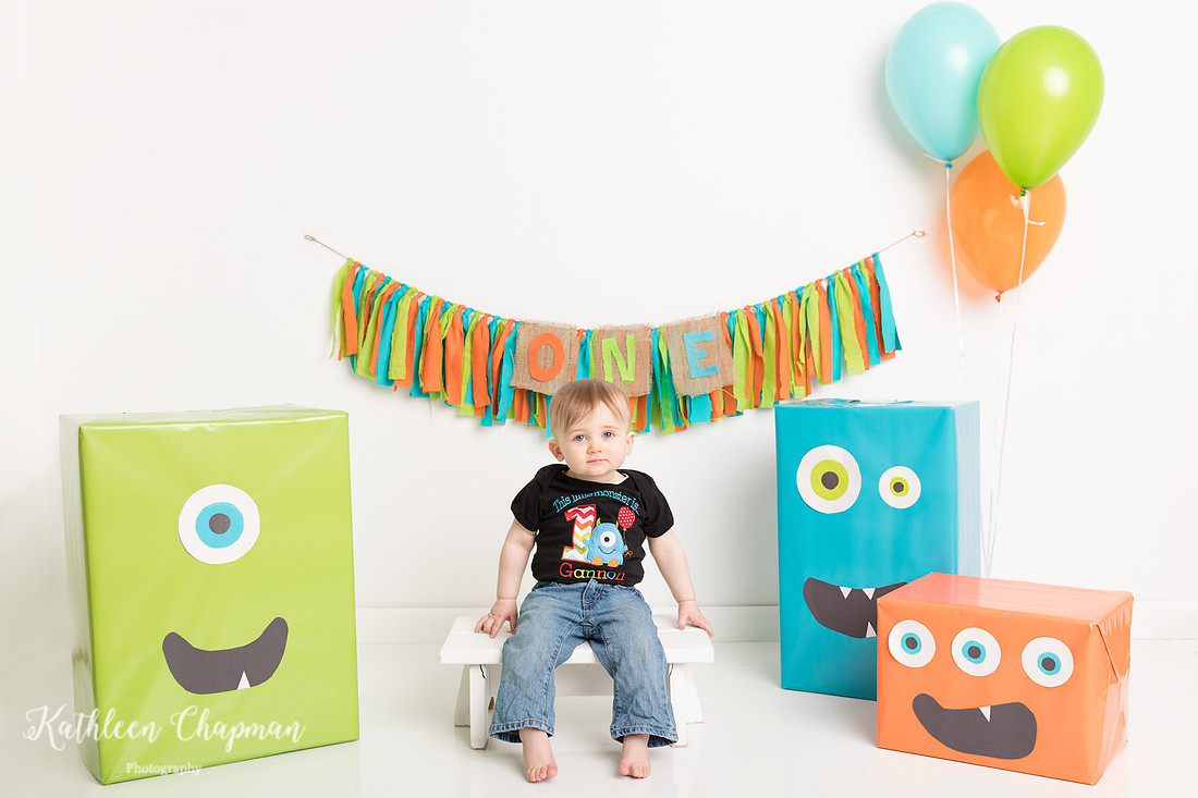 monster cake smash potsdam ny child photographer