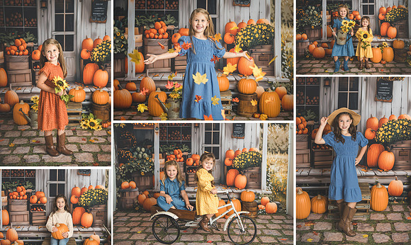 Girls Pumpkin Porch 2