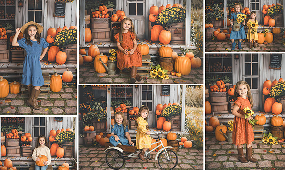 Girls Pumpkin Porch 3