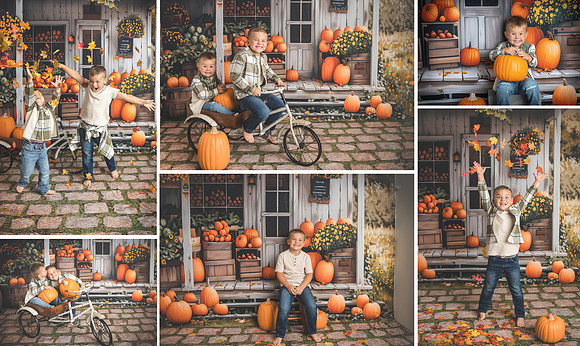 Boys pumpkins